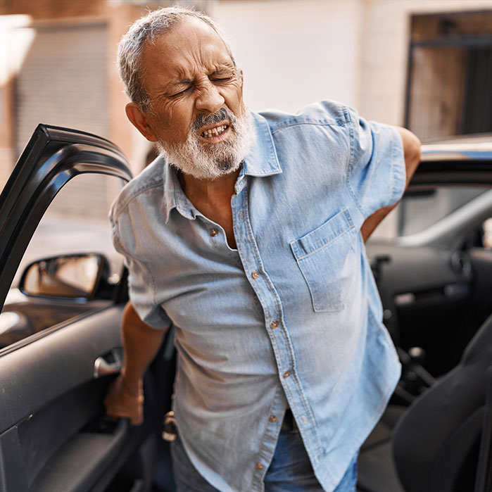 auto accident injury treatment in Tulsa for back pain