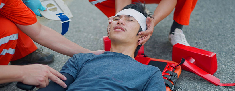 auto accident injury patient in need of concussion treatment in Tulsa